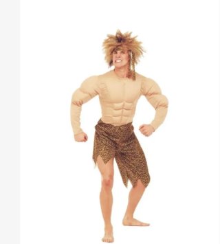 Disfraz Troglodita Musculoso Talla Única