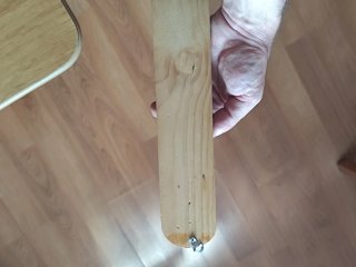 Termómetro Vintage Madera C/F y regla escolar