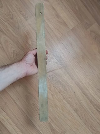 Termómetro Vintage Madera C/F y regla escolar