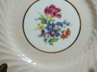 Aynsley 6 Trios Porcelana Inglesa Vintage