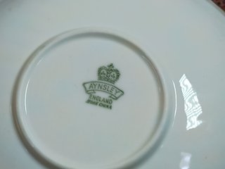 Aynsley 6 Trios Porcelana Inglesa Vintage