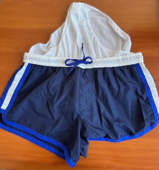 Costume uomo Tezenis blu navy con dettagli bianchi