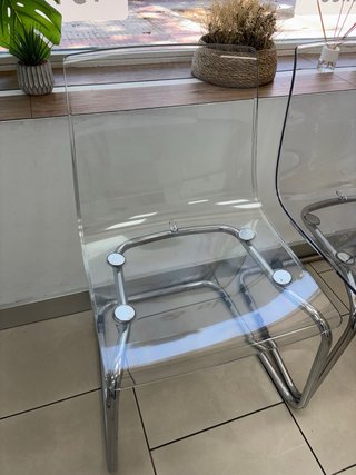 Sillas comedor transparentes Ikea (6 unidades)