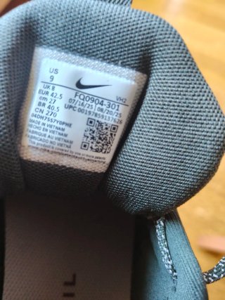 Zapatillas Nike Juniper Trail 3 Negro/Verde