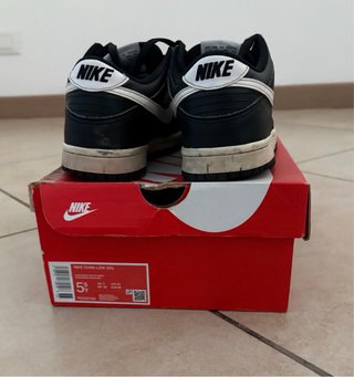 Nike Dunk Low nere usate taglia 38