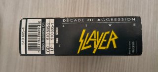 Slayer Decade of Aggression Live 2 Cassette