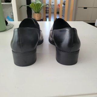 Mocasines Zara Mujer Leopardo Negro