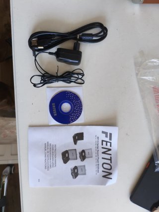 Tocadiscos Fenton Maletín Marrón/Negro Nuevo