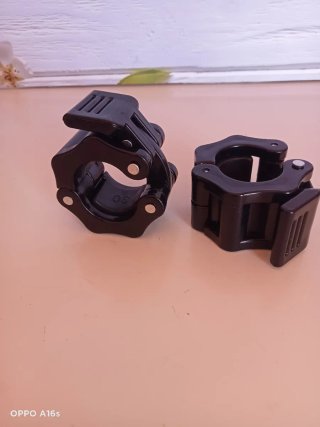 Abrazaderas para barra de pesas