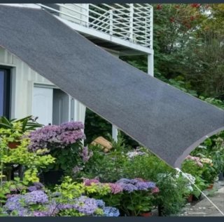 Toldo Malla Sombra Rectangular 2X8