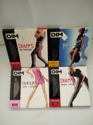 Lote 33 pares de medias DIM Tallas 1, 2, 3. 10