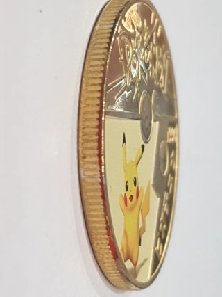 Moneda Pokemon Pikachu 1996