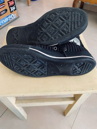 Zapatillas Converse All Star Negras Rayas