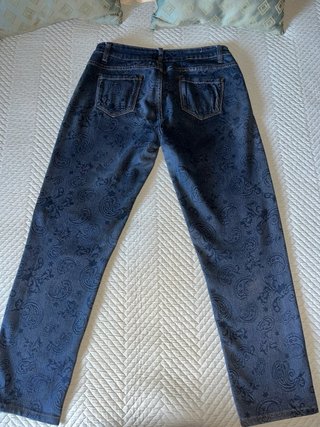 Vaqueros Elásticos Estampado Cachemir