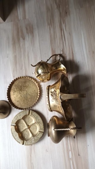 Lote de antigüedades de latón  lotes por 33€