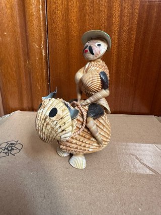 Figura Sancho Panza conchas