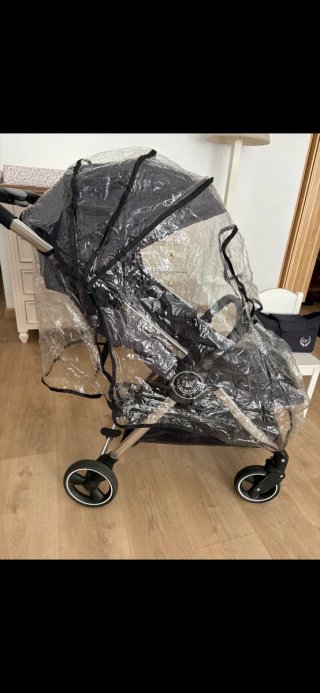 Silla de paseo negra