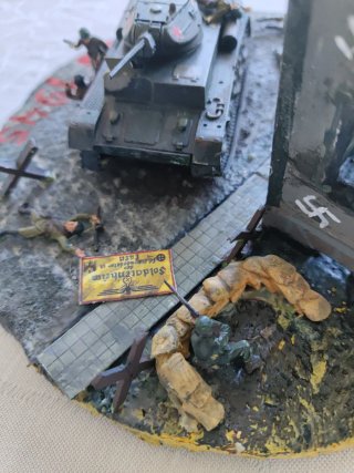 Maqueta militar Berlín 1945