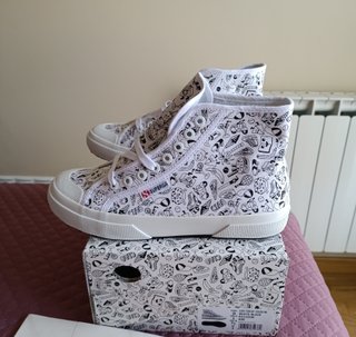 Zapatillas Superga altas estampado fantasía 38