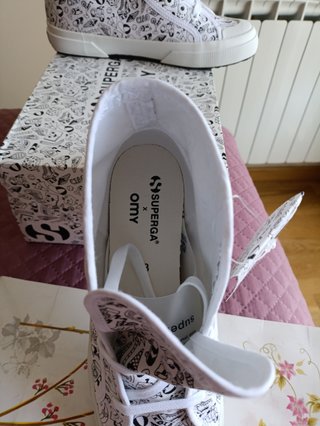 Zapatillas Superga altas estampado fantasía 38