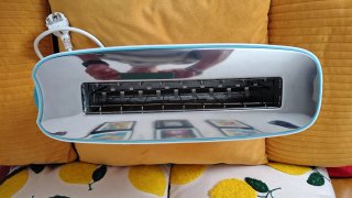 Tostador Cecotec Blanco y Turquesa