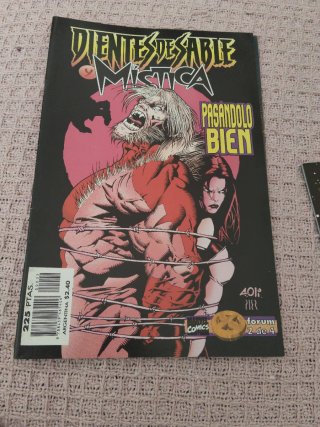 Comic Colección de 4 n* DIENTES DE SABLE Y MISTICA