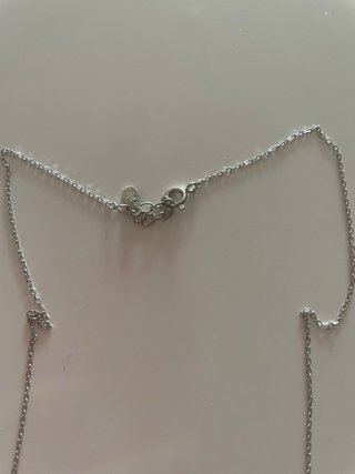 Collar plata corazón mujer