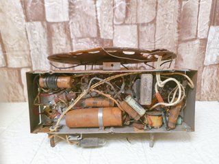 Radio antigua válvulas baquelita Vintage época
