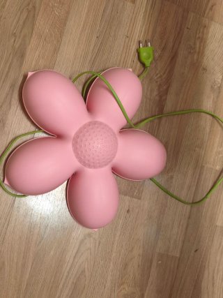 Lámpara Flor IKEA Rosa