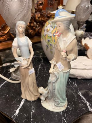 Lote 3 figuras de porcelana