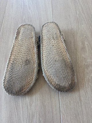 Sandalias de esparto beige