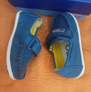 Mocassini neonato blu GD Sport taglia 21