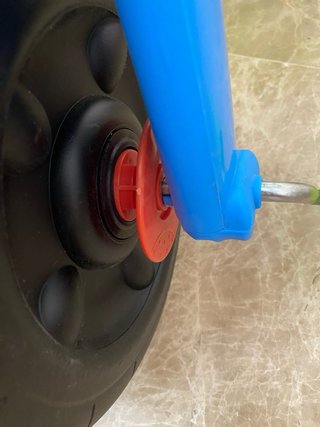 Triciclo Smoby azul y verde