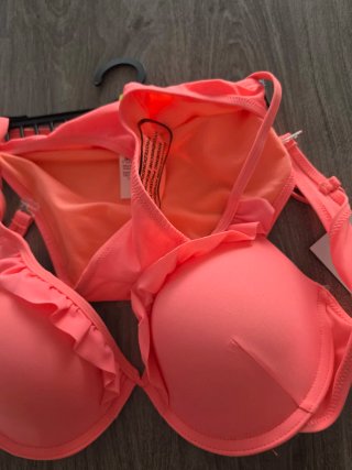 Bañador bikini naranja y rosa talla 42