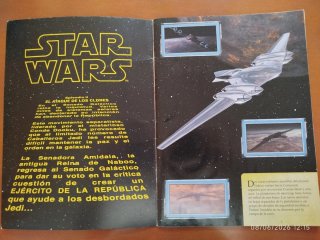 Álbum Star Wars El Ataque de los Clones + Poster