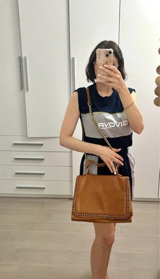 Borsa Genovia color cuoio