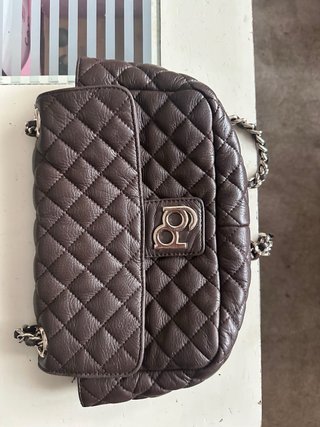 Bolso Purificación García Piel Marrón