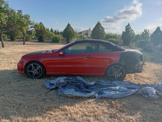 Coche siniestrado para piezas Mercedes CLK