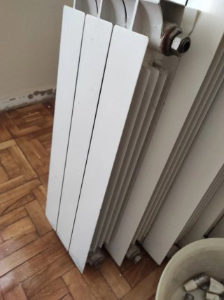 Radiadores de aluminio blancos