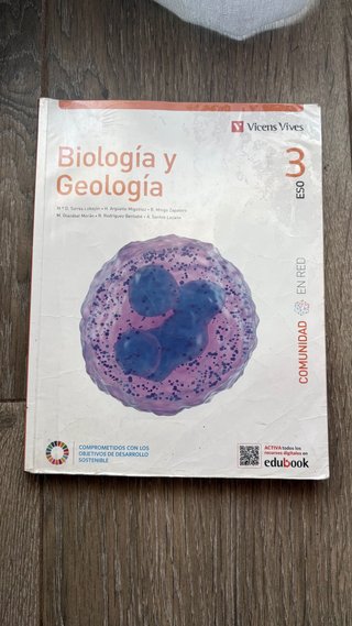 Libro Biología y Geología 3 ESO Vivens Vives