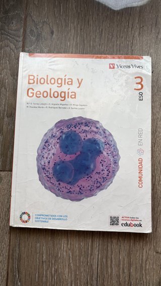 Libro Biología y Geología 3 ESO Vivens Vives