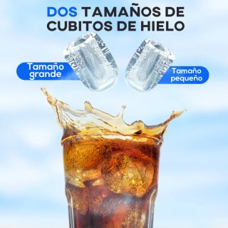 Máquina de Hielo Autolimpieza 12kg/24h
