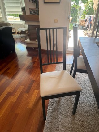 Mesa comedor extensible Ikea + 6 sillas