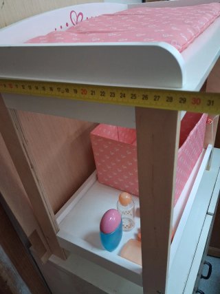 Cambiador juguete marca Hape madera