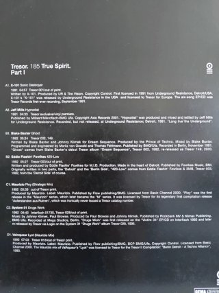 Doble Vinilo Tresor - True Spirit. Part I