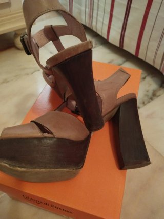 Sandalias Gianna di Firenze Beige