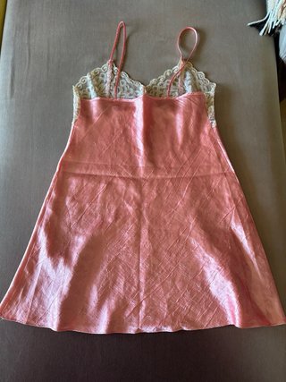 Conjunto Bata y 2 Camisones Encaje Talla M