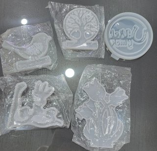 5 Moldes Silicona Repostería. 5 moldes por 8 euros