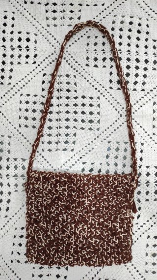 Bolso Macramé Algodón Hecho a Mano