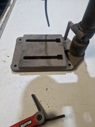 Soporte taladro columna industrial